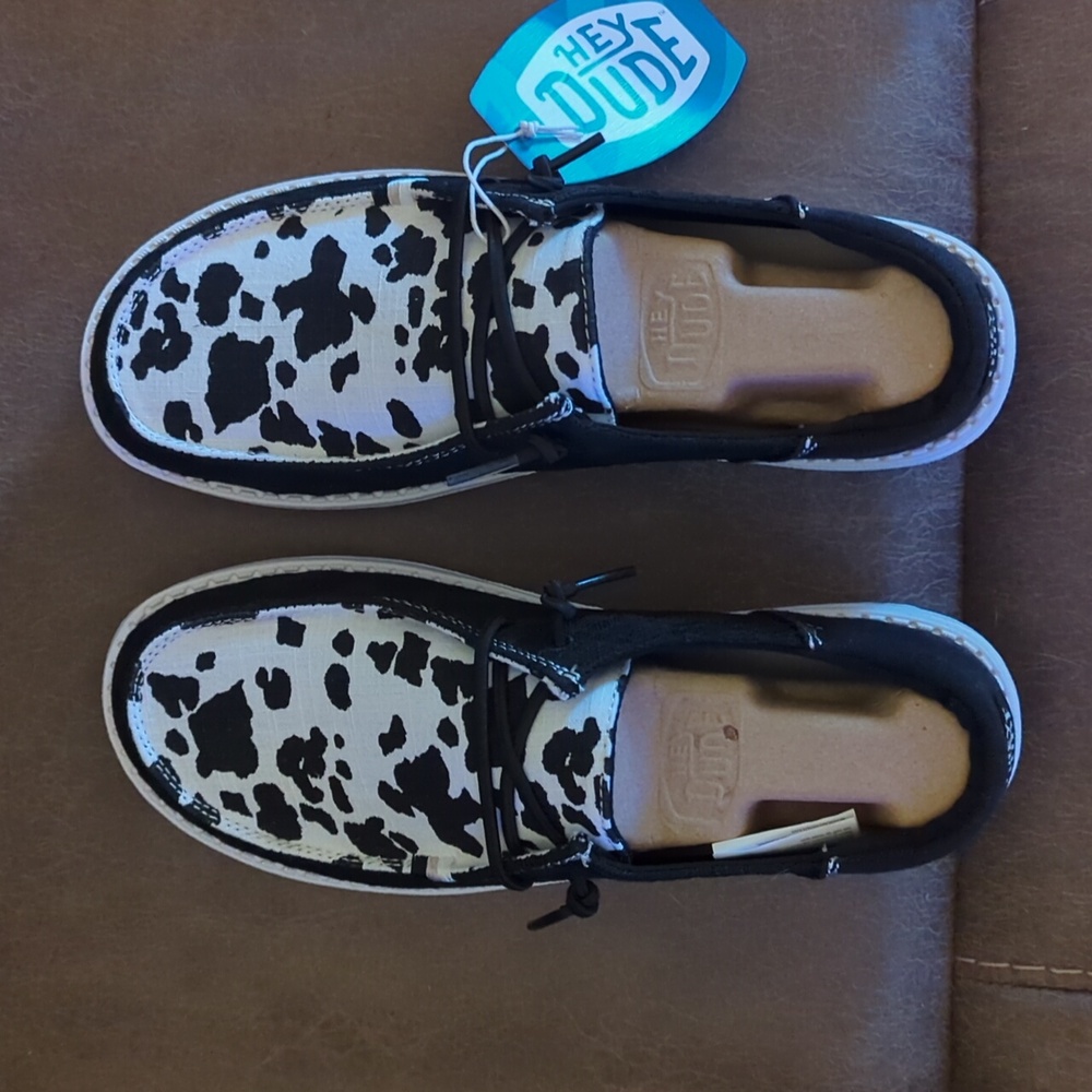 Women's Wendy Boho Cow Hey Dudes